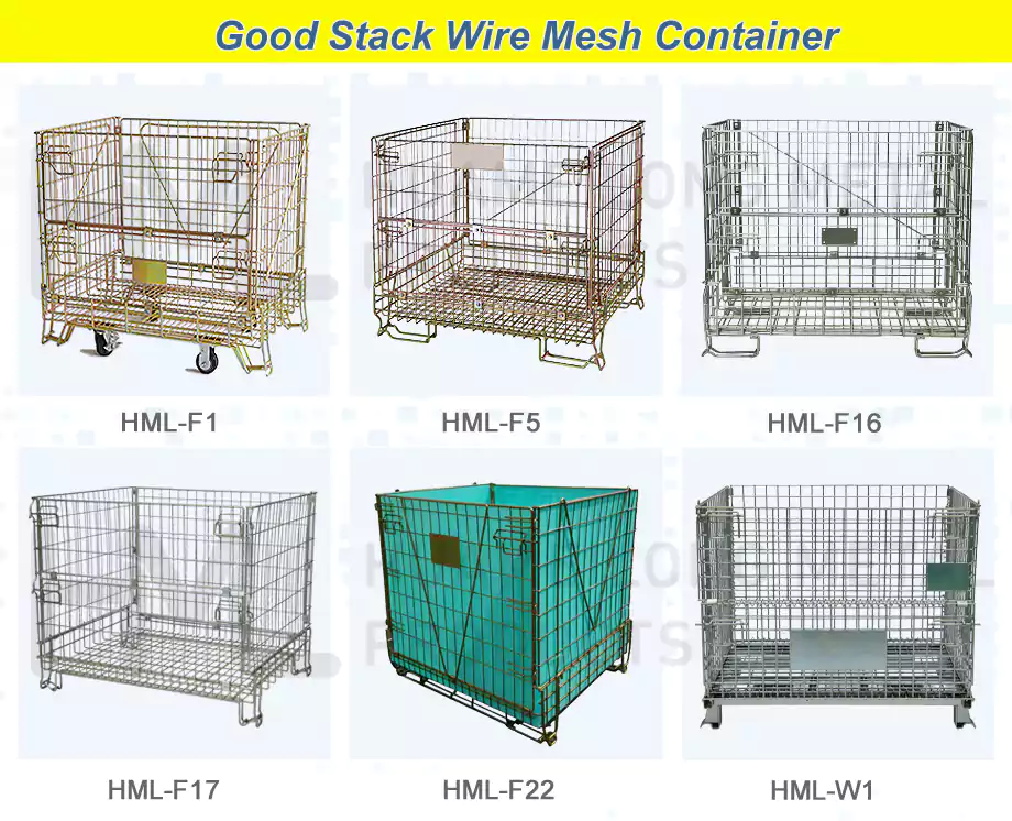 Stack Wire Mesh Container