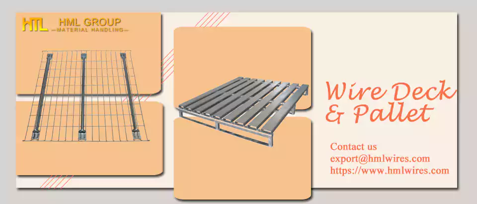 Steel Pallet and Wire Decking Together Makes a Perfect Storage Option