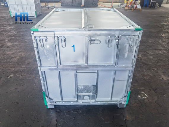 Pallet container with Lid