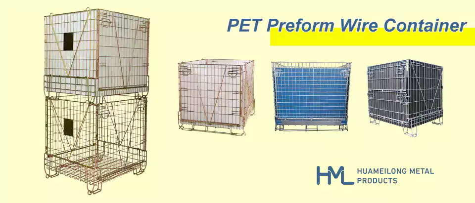 Why PET Preform Wire Container is the First Choice for PET Preform Industry?