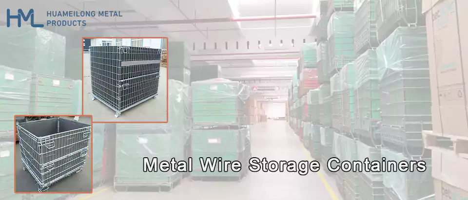 Metal Wire Storage Containers